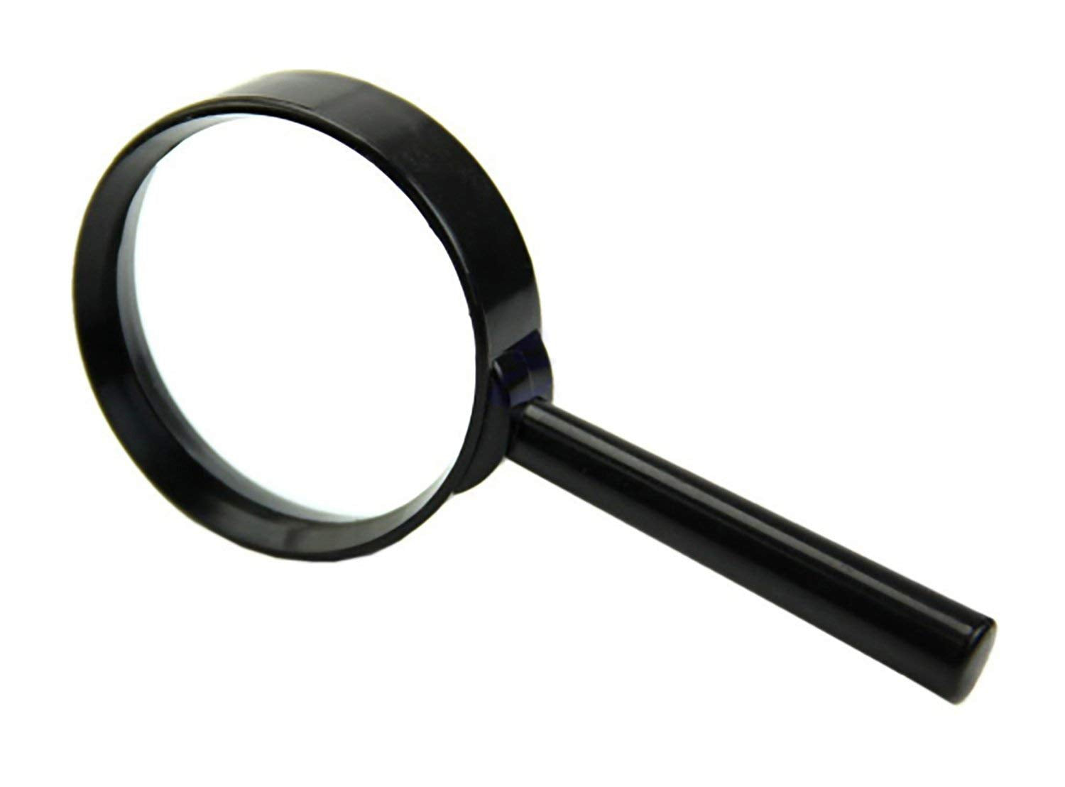 40mm Black Magnifying Glass for inspection, Jewelry & small prints rea –  McareSpareParts