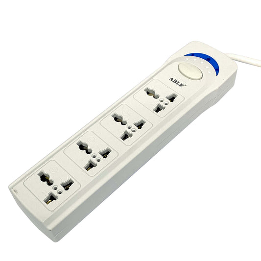 4 Universal Socket Extension Board with 1.5 mtr Extension Cord [250V / 10A / 2500W]