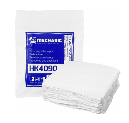 Mechanic HK4090  Dust Free cloth ][100 Pcs, White