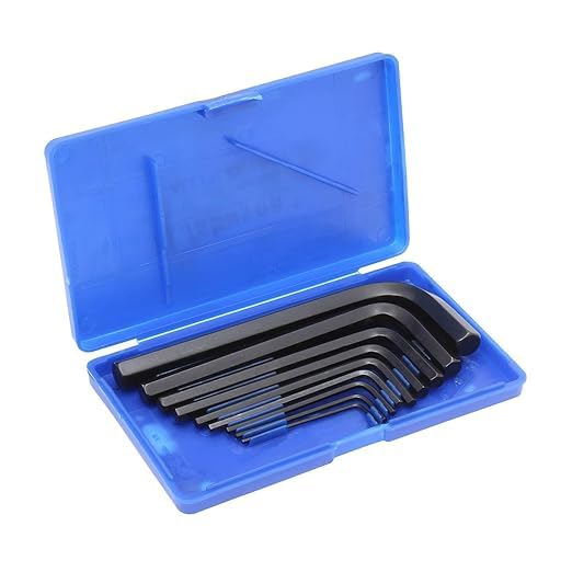 9pcs Box Hex Allen key set.