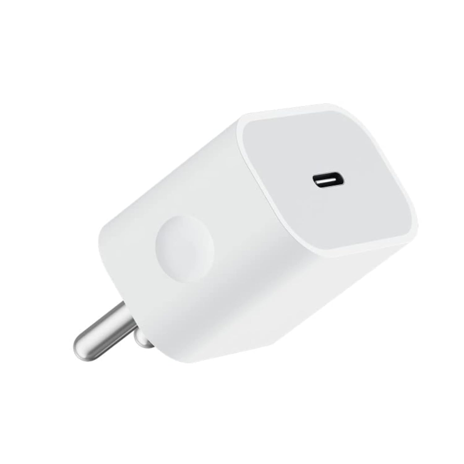 Mcare MXC-20 Type C Output Smart C Type Charging Adapter, Multi-Layer Protection, BIS Certified, Fast Charging Power Adaptor Without Cable for All iOS & Android Devices (White)