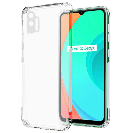 Back Cover For Oppo Realme C3, Ultra Hybrid Clear Camera Protection, TPU Case, Shockproof (Multicolor As Per Availability)