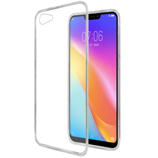 Back Cover For VIVO Y81I, Ultra Hybrid Clear Camera Protection, TPU Case, Shockproof (Multicolor As Per Availability)