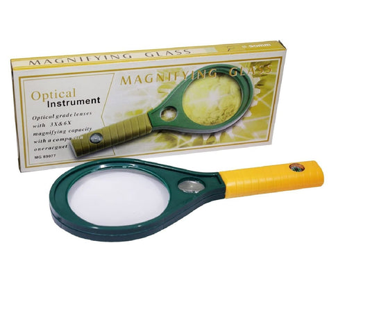 90mm Magnifying Glass - Optical Instrument for Reading, repairing, inspection, Jewelry & small prints