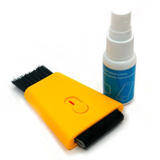 Screen Cleaning Kit for Mobile, laptop, Computer, Camera, Glasses & Multiple Use [1 Cleaning Spray with Cleaning brush & Soft Spatula]