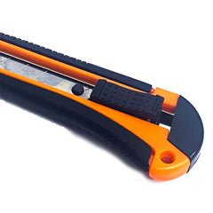 18mm Paper Cutter knife with self Lock System for Paper, Box, Thermocol & Home use [With 3 Replacement Blades]