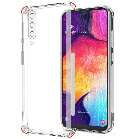 Back Cover For SAMSUNG GALAXY A30S, Ultra Hybrid Clear Camera Protection, TPU Case, Shockproof (Multicolor As Per Availability)