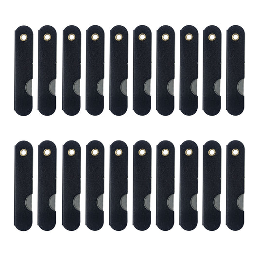 20pcs Simple folding Knife, Stainless Steel blade with metal handle.