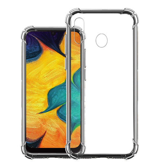 Back Cover For Samsung Galaxy A30, Ultra Hybrid Clear Camera Protection, TPU Case, Shockproof (Multicolor As Per Availability)