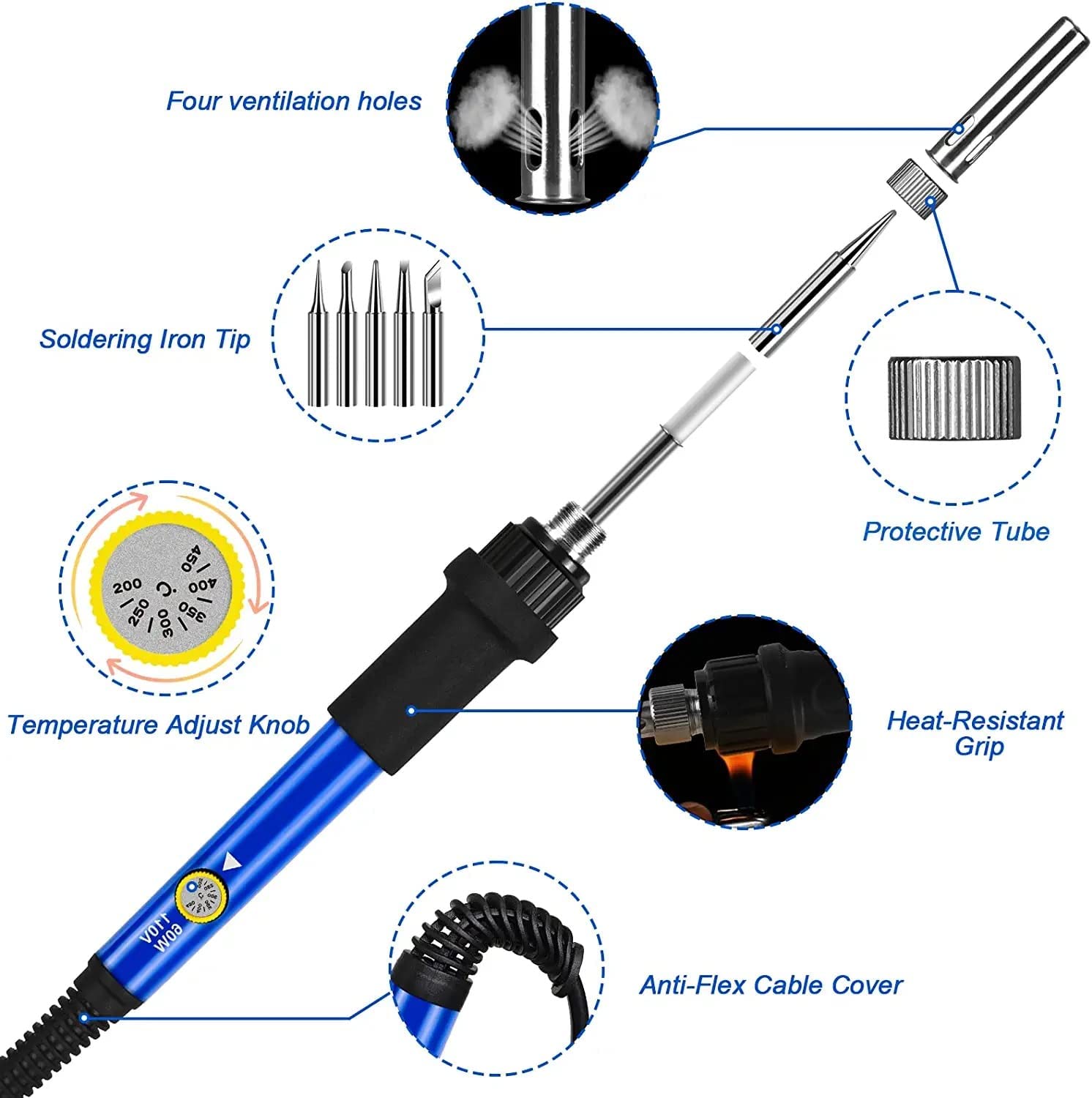 60 WATT 550F SOLDERING IRON