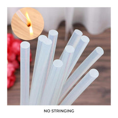 11mm / 7mm Glue Sticks for Hot Melt Glue Gun - Fixing Arts, crafts, & Home uses (Transparent - Single pc)