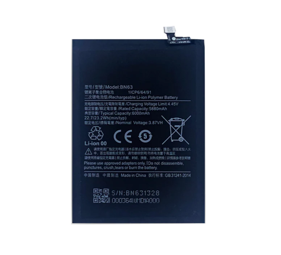 MOBILE BATTERY FOR XIAOMI BN63 - Redmi 10 / 10 Prime