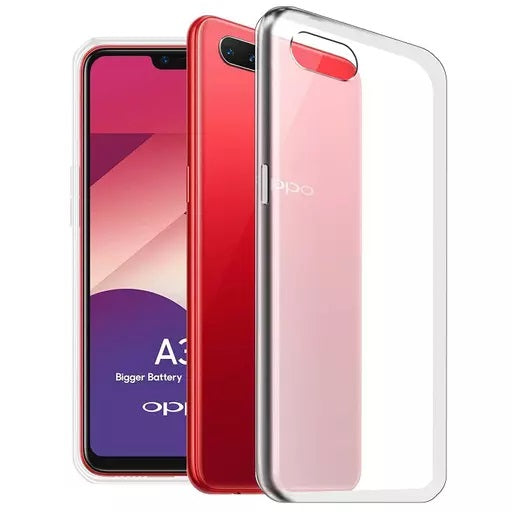 Back Cover For OPPO A3, Ultra Hybrid Clear Camera Protection, TPU Case, Shockproof (Multicolor As Per Availability)