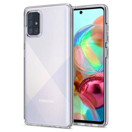 Back Cover For SAMSUNG GALAXY A71 4G, Ultra Hybrid Clear Camera Protection, TPU Case, Shockproof (Multicolor As Per Availability)