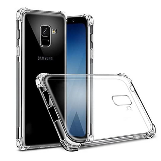 Back Cover For SAMSUNG GALAXY A8, Ultra Hybrid Clear Camera Protection, TPU Case, Shockproof (Multicolor As Per Availability)
