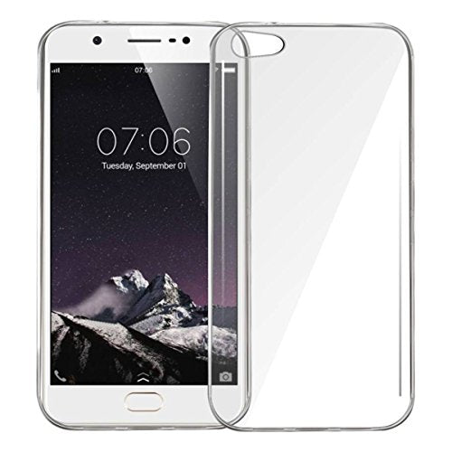Back Cover For VIVO Y69, Ultra Hybrid Clear Camera Protection, TPU Case, Shockproof (Multicolor As Per Availability)