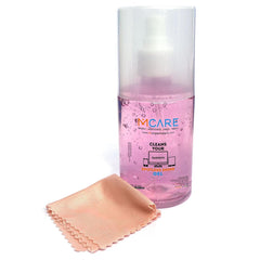 Mcare 200ml Screen Cleaning Gel with Premium Microfiber Cloth, Mobile Screen Cleaner, Laptop Cleaning Gel, Camera Lens, TV & Home Cleaning Liquid