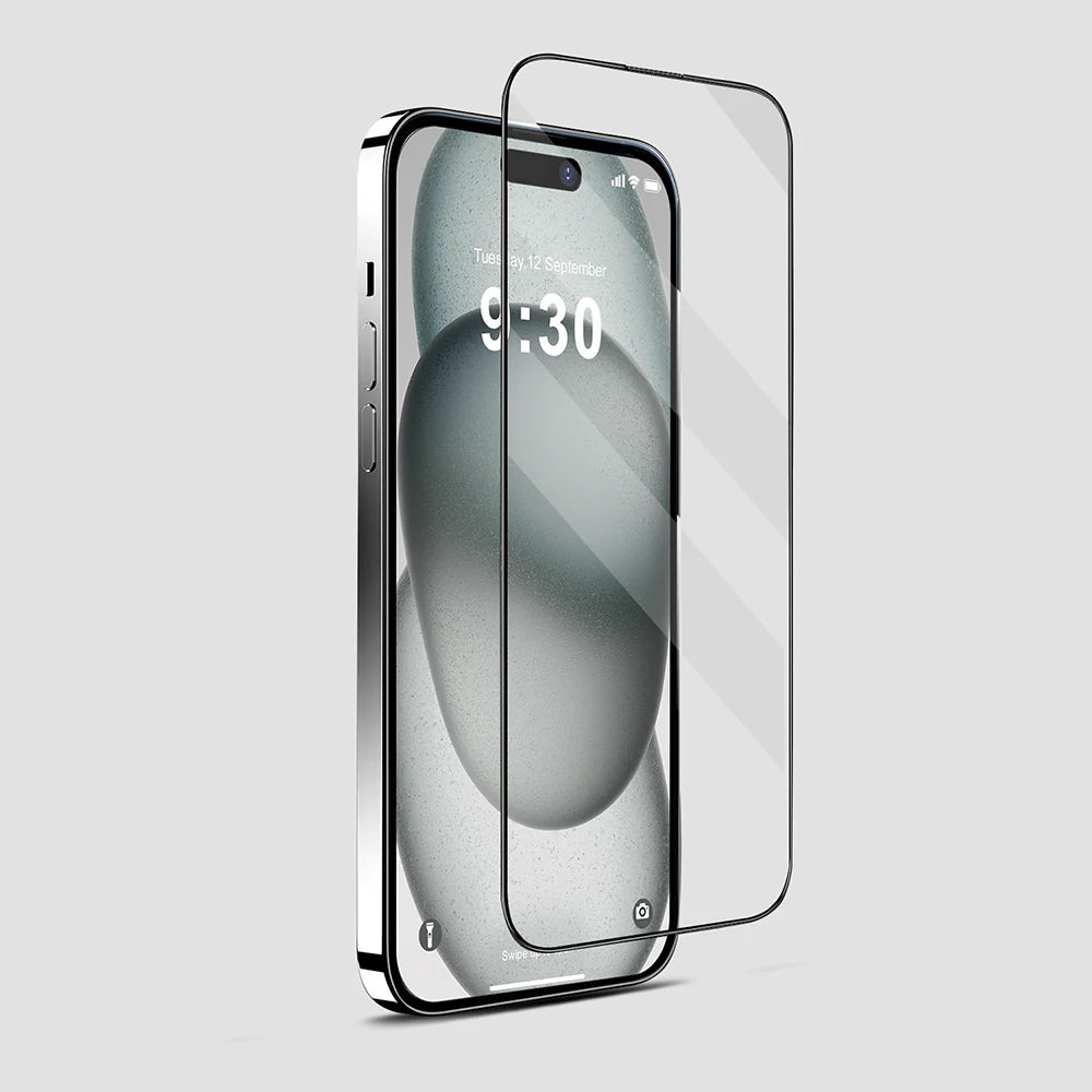 5D Screen Protector Tempered Gorilla Glass for iPhone 15 Plus | Top Quality Tempered Glass with oleophobic coating.