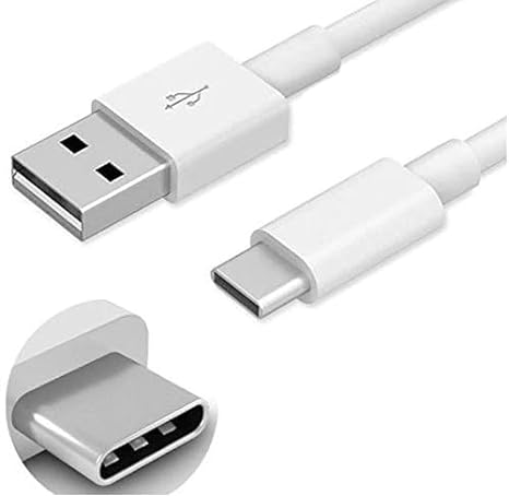 Mcare Usb TO Type C Quick Charger Fast Charging Cable For Smartphone -free 1 Meter, Sturdy Type C Cable with 4.1A Fast Charging & 480mbps Data Transmission(White)