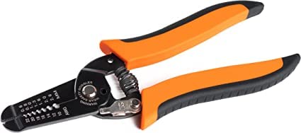 Welloo 7 inch 180mm Wire Stripper plier, Heavy duty Tool for stripping wires