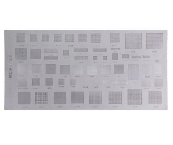 55in1 Universal Stencil for IC Repairing