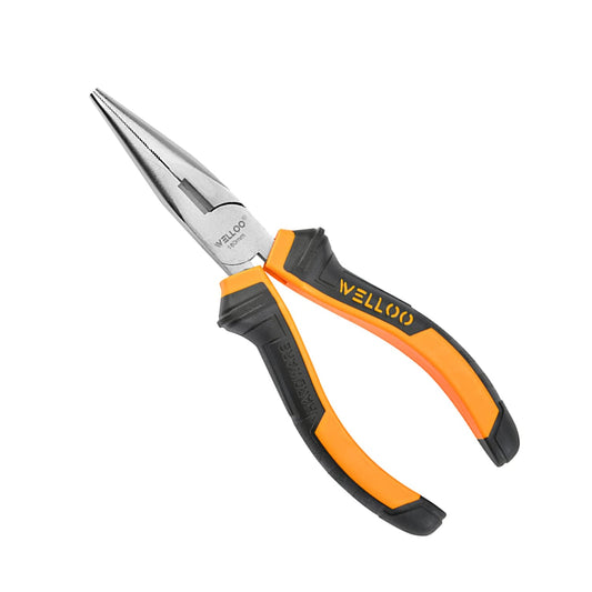 Welloo NCP18160 Nose plier (6 inch 160mm) Heavy duty Tool for cutting, and stripping wires