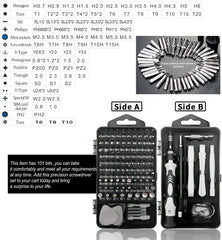 115 In 1 Professional Precision Screwdriver Set - Repair Kit for Mobile, Computer & Multipurpose