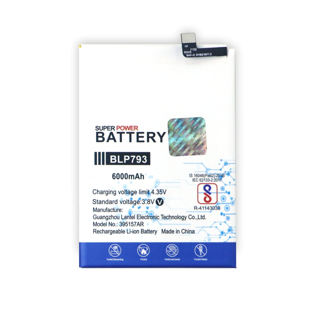 MOBILE BATTERY FOR OPPO BLP793 - For Realme C11 / C12 / C15 / C25 / C25s / Narzo 20 / Narzo 30A