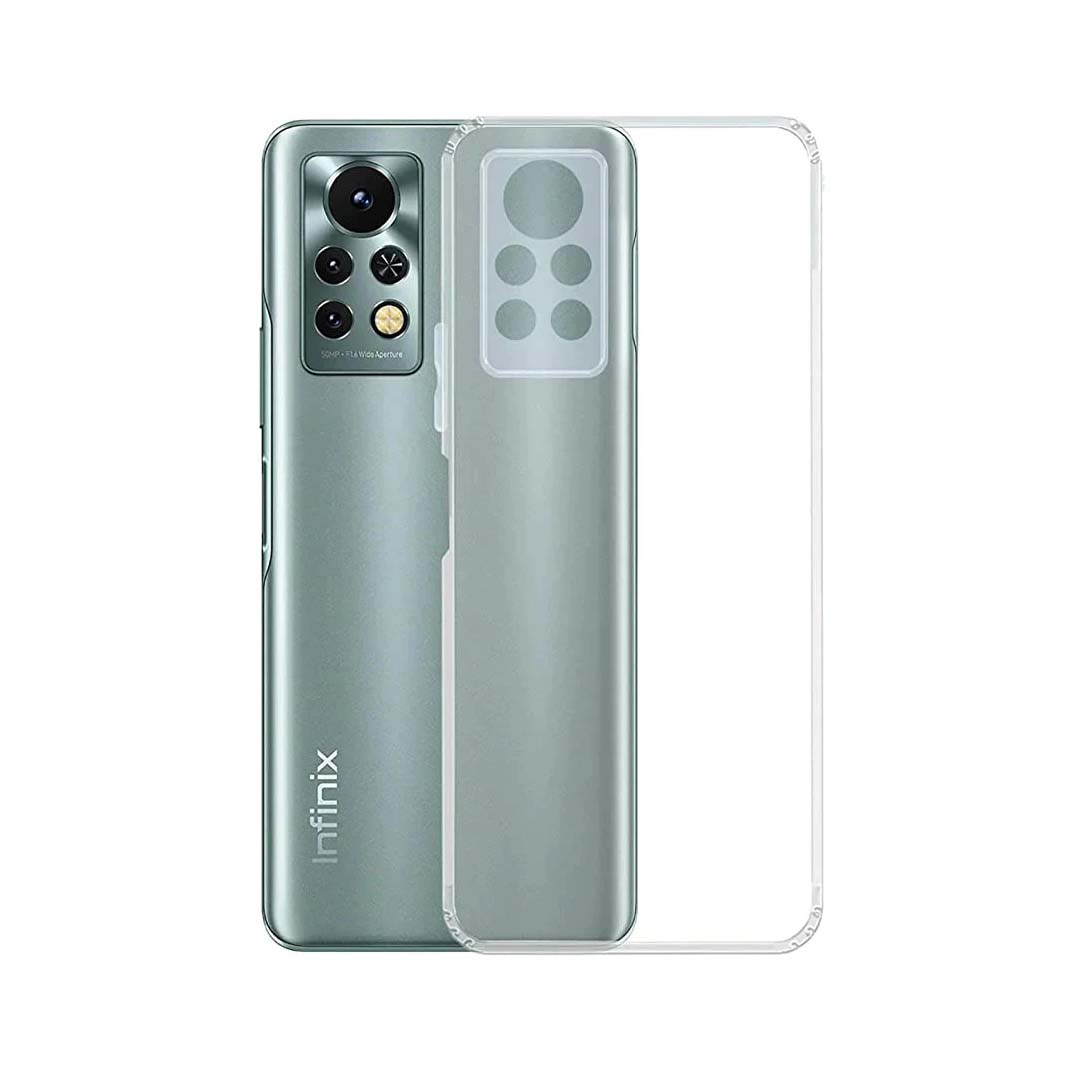 Back Cover For INFINIX HOT 11S X6812, Ultra Hybrid Clear Camera Protection, TPU Case, Shockproof (Multicolor As Per Availability)