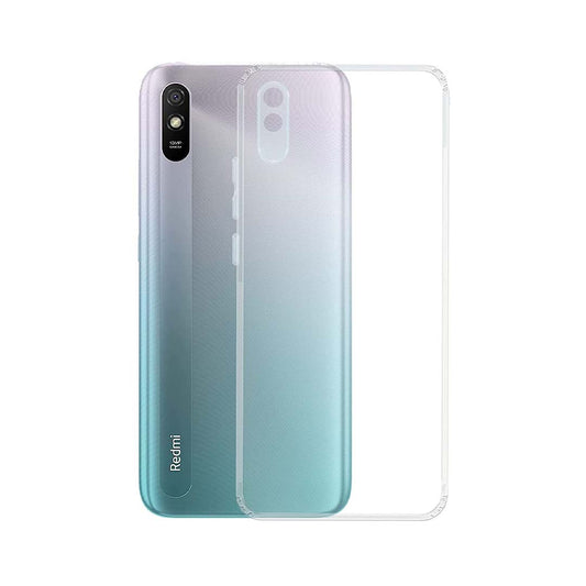 Back Cover For Xiaomi Redmi 9A, Ultra Hybrid Clear Camera Protection, TPU Case, Shockproof (Multicolor As Per Availability)