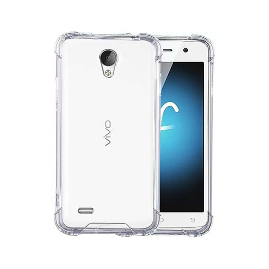 Back Cover For VIVO Y21L, Ultra Hybrid Clear Camera Protection, TPU Case, Shockproof (Multicolor As Per Availability)