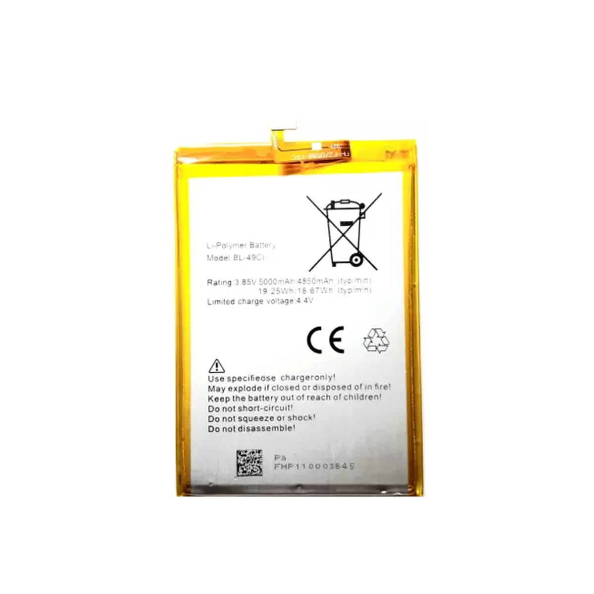 MOBILE BATTERY FOR ITELL BL49CI