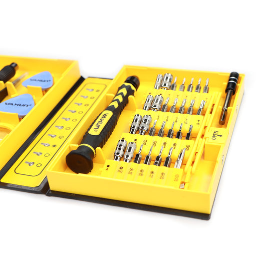 Yaxun Yx-6028B Screwdriver Set, 38 In 1 Magnetic Screwdriver Set, For Pc/Household/Electronic Devices.