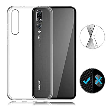 Back Cover For HUAWEI P20, Ultra Hybrid Clear Camera Protection, TPU Case, Shockproof (Multicolor As Per Availability)