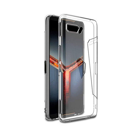 Back Cover For ASUS ROG 2, Ultra Hybrid Clear Camera Protection, TPU Case, Shockproof (Multicolor As Per Availability)