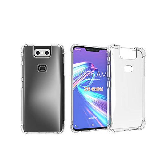 Back Cover For ASUS ZENFONE 6Z, Ultra Hybrid Clear Camera Protection, TPU Case, Shockproof (Multicolor As Per Availability)