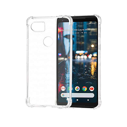 Back Cover For GOOGLE PIXEL 2 XL, Ultra Hybrid Clear Camera Protection, TPU Case, Shockproof (Multicolor As Per Availability)