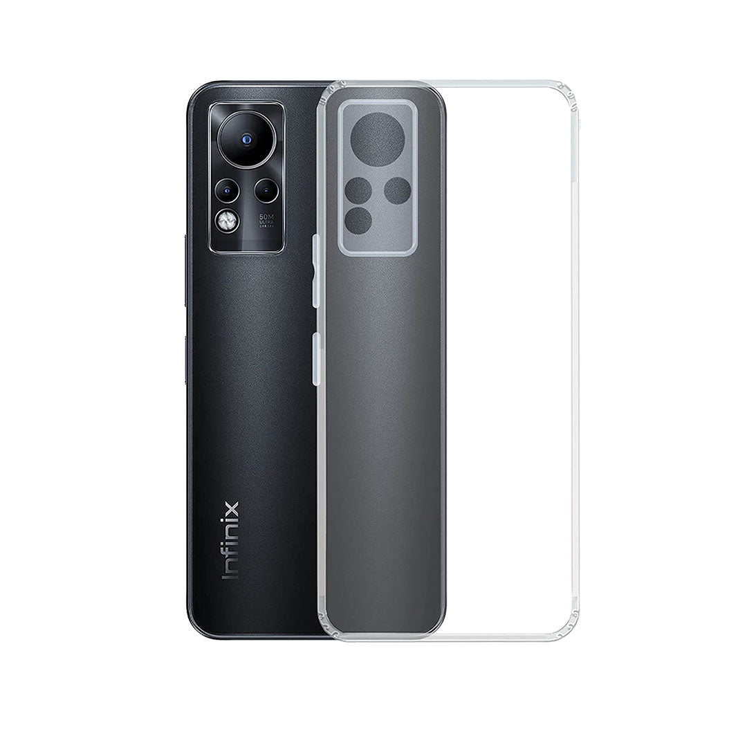 Back Cover For INFINIX HOT-11 X662, Ultra Hybrid Clear Camera Protection, TPU Case, Shockproof (Multicolor As Per Availability)