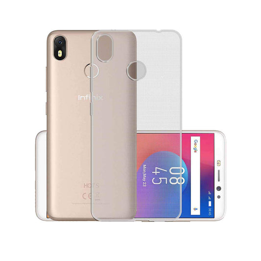 Back Cover For INFINIX HOT-3 X554, Ultra Hybrid Clear Camera Protection, TPU Case, Shockproof (Multicolor As Per Availability)