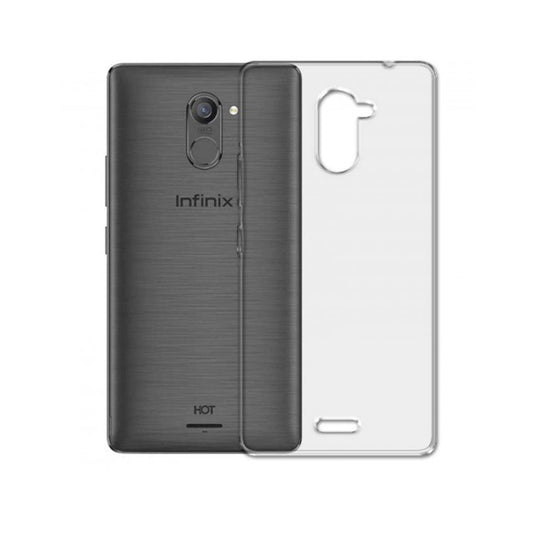 Back Cover For INFINIX HOT 4 X557, Ultra Hybrid Clear Camera Protection, TPU Case, Shockproof (Multicolor As Per Availability)