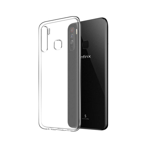 Back Cover For INFINIX S5 LITE X652, Ultra Hybrid Clear Camera Protection, TPU Case, Shockproof (Multicolor As Per Availability)