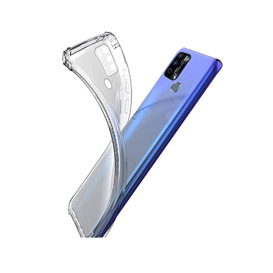 Back Cover For INFINIX SMART 4 PLUS, Ultra Hybrid Clear Camera Protection, TPU Case, Shockproof (Multicolor As Per Availability)