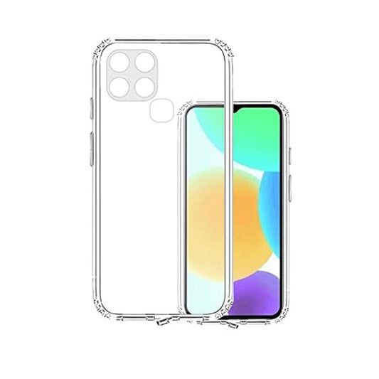 Back Cover For INFINIX SMART 6, Ultra Hybrid Clear Camera Protection, TPU Case, Shockproof (Multicolor As Per Availability)