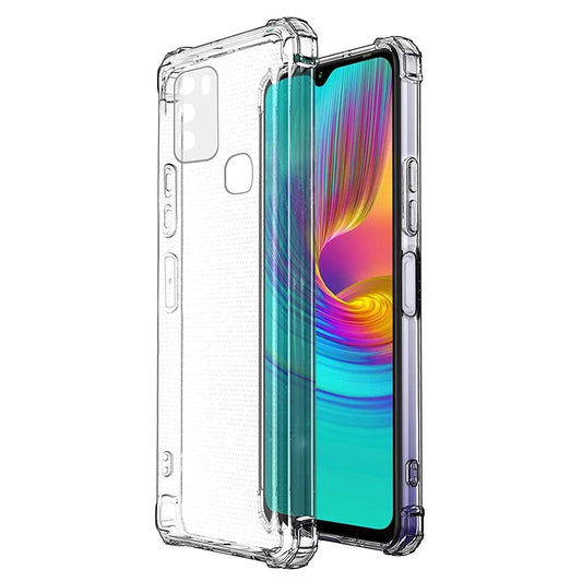 Back Cover For INFINIX SMART-4 X653, Ultra Hybrid Clear Camera Protection, TPU Case, Shockproof (Multicolor As Per Availability)