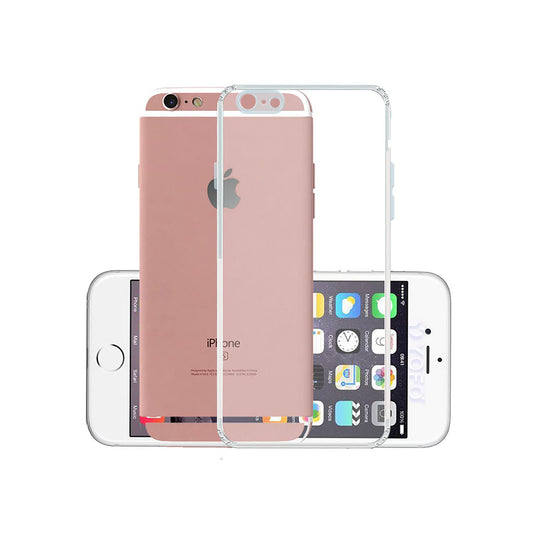 Back Cover For IPHONE 6S, Ultra Hybrid Clear Camera Protection, TPU Case, Shockproof (Multicolor As Per Availability)