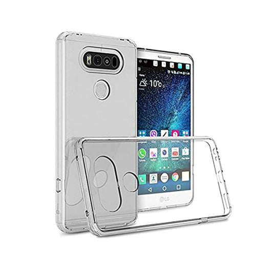 Back Cover For LG V20, Ultra Hybrid Clear Camera Protection, TPU Case, Shockproof (Multicolor As Per Availability)