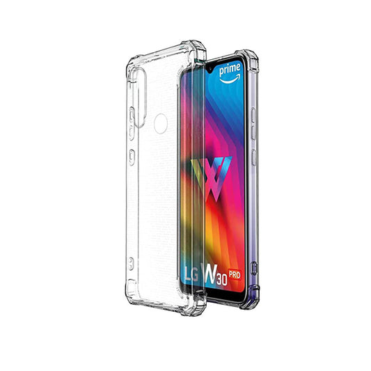 Back Cover For LG W30 PRO, Ultra Hybrid Clear Camera Protection, TPU Case, Shockproof (Multicolor As Per Availability)