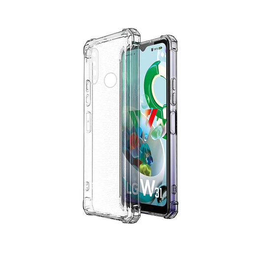 Back Cover For Lg W31 / W11, Ultra Hybrid Clear Camera Protection, TPU Case, Shockproof (Multicolor As Per Availability)