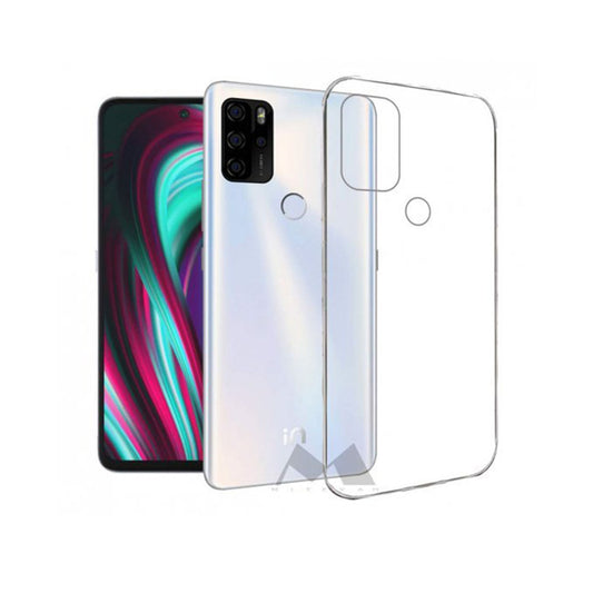 Back Cover For MICROMAX IN NOTE 1, Ultra Hybrid Clear Camera Protection, TPU Case, Shockproof (Multicolor As Per Availability)