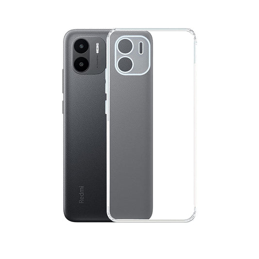 Back Cover For Xiaomi Redmi A1, Ultra Hybrid Clear Camera Protection, TPU Case, Shockproof (Multicolor As Per Availability)